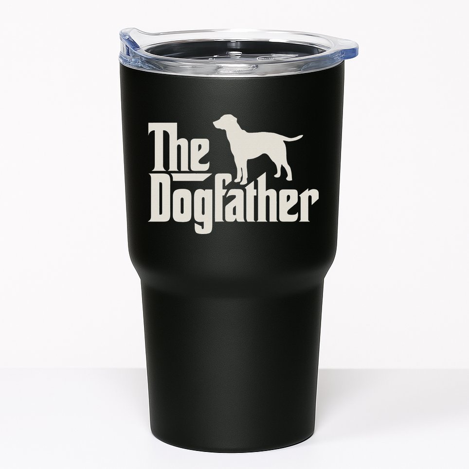 The Dogfather Labrador Funny Dog Owner Tumbler