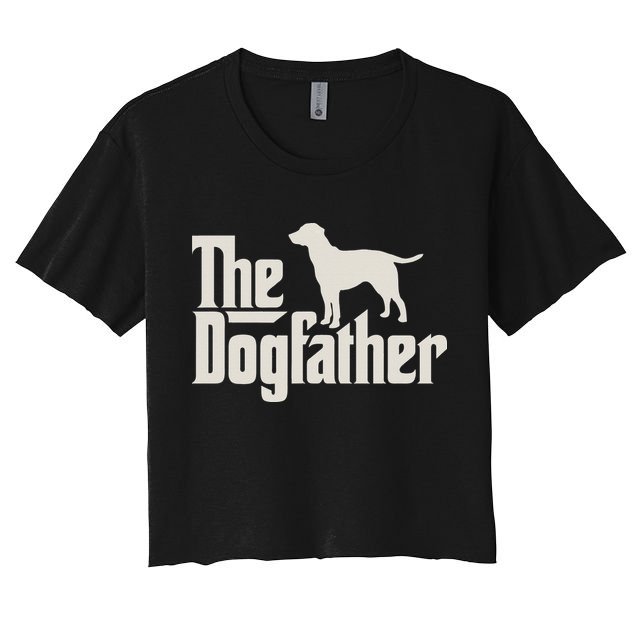 The Dogfather Labrador Funny Dog Owner Crop Top