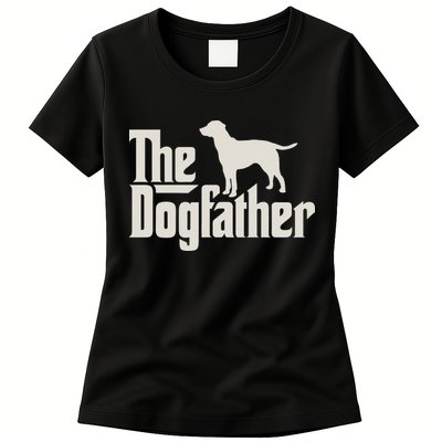 The Dogfather Labrador Funny Dog Owner Womens T-Shirt