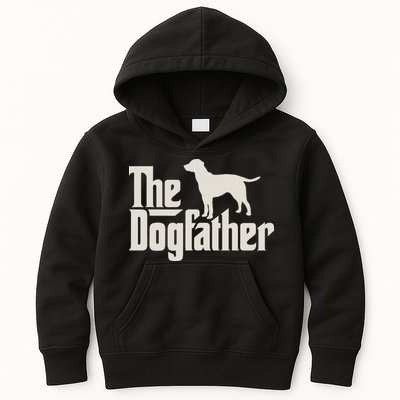 The Dogfather Labrador Funny Dog Owner Kids Hoodie