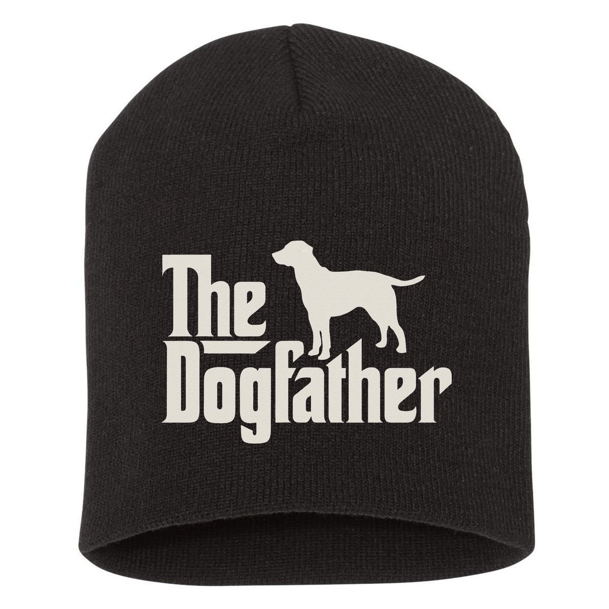 The Dogfather Labrador Funny Dog Owner Short Acrylic Beanie