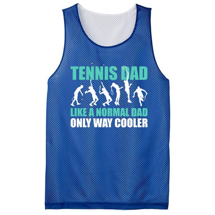 Tennis Dad Like A Regular Dad But Cooler For Father's Day Gift Mesh Reversible Basketball Jersey Tank