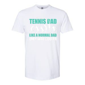 Tennis Dad Like A Regular Dad But Cooler For Father's Day Gift Softstyle CVC T-Shirt