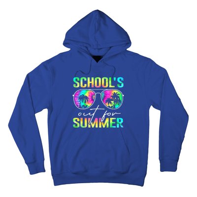 Tie Dye Last Day Of School Schools Out For Summer Teacher Hoodie