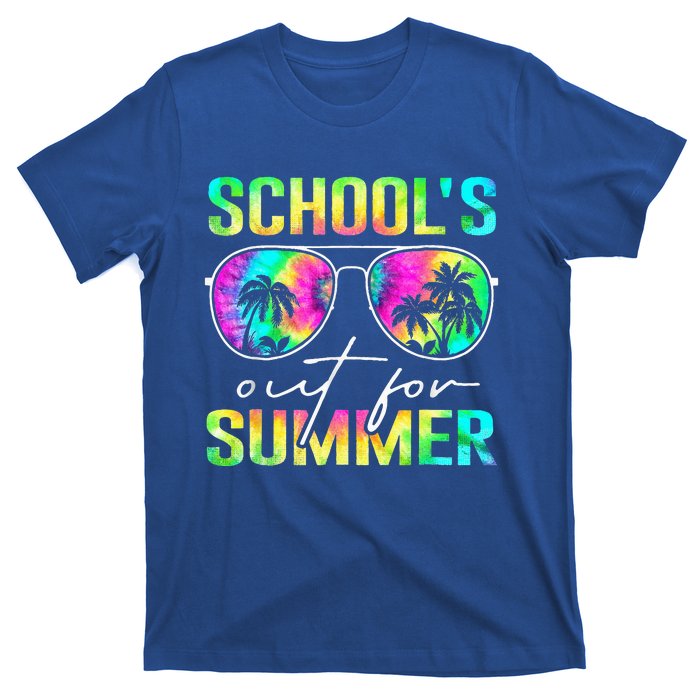 Tie Dye Last Day Of School Schools Out For Summer Teacher T-Shirt