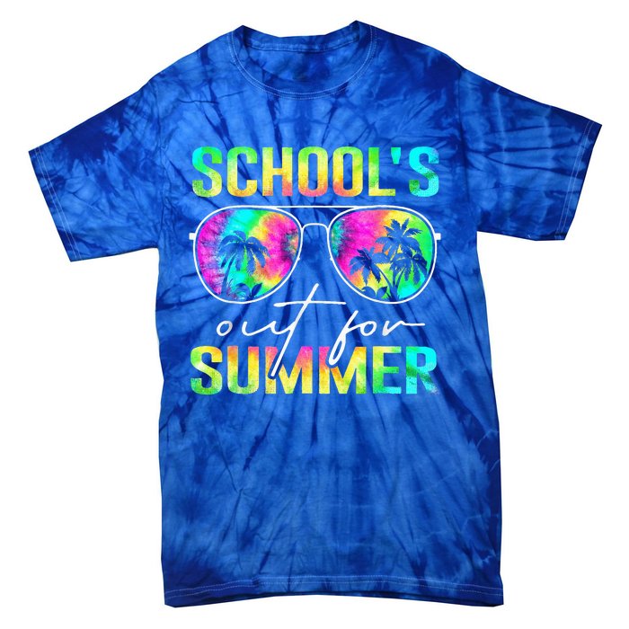 Tie Dye Last Day Of School Schools Out For Summer Teacher Tie-Dye T-Shirt