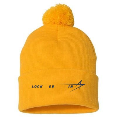 Tweet Davidson Locked In Lockheed Martin Pom Pom 12in Knit Beanie