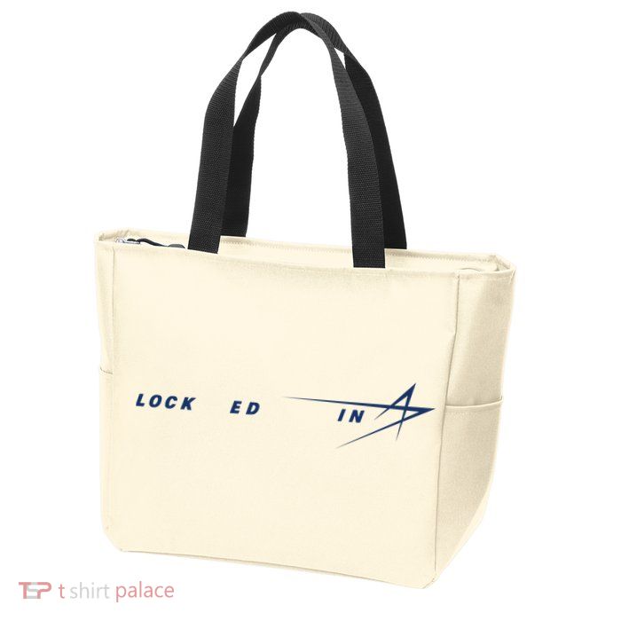 Tweet Davidson Locked In Lockheed Martin Zip Tote Bag