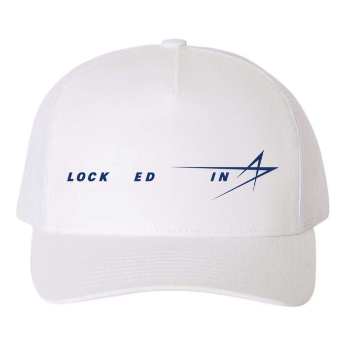 Tweet Davidson Locked In Lockheed Martin Yupoong Adult 5-Panel Trucker Hat