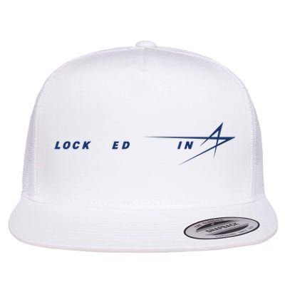 Tweet Davidson Locked In Lockheed Martin Flat Bill Trucker Hat