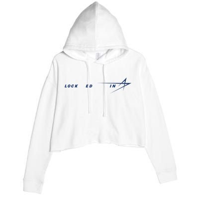 Tweet Davidson Locked In Lockheed Martin Crop Fleece Hoodie