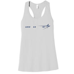 Tweet Davidson Locked In Lockheed Martin Women's Racerback Tank