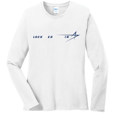 Tweet Davidson Locked In Lockheed Martin Ladies Long Sleeve Shirt