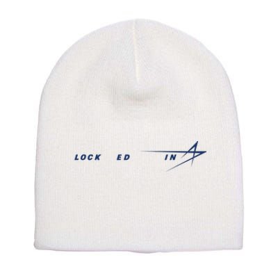 Tweet Davidson Locked In Lockheed Martin Short Acrylic Beanie