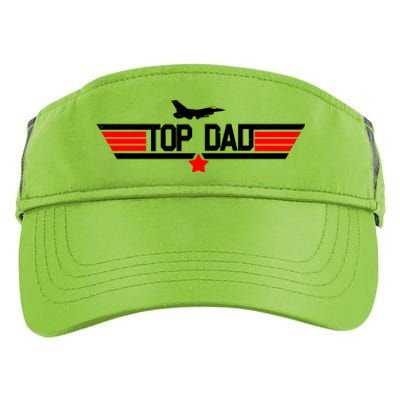 Top Dad Logo Father's Day Adult Drive Performance Visor