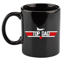 Top Dad Logo Father's Day 11oz C Handle Ceramic Mug