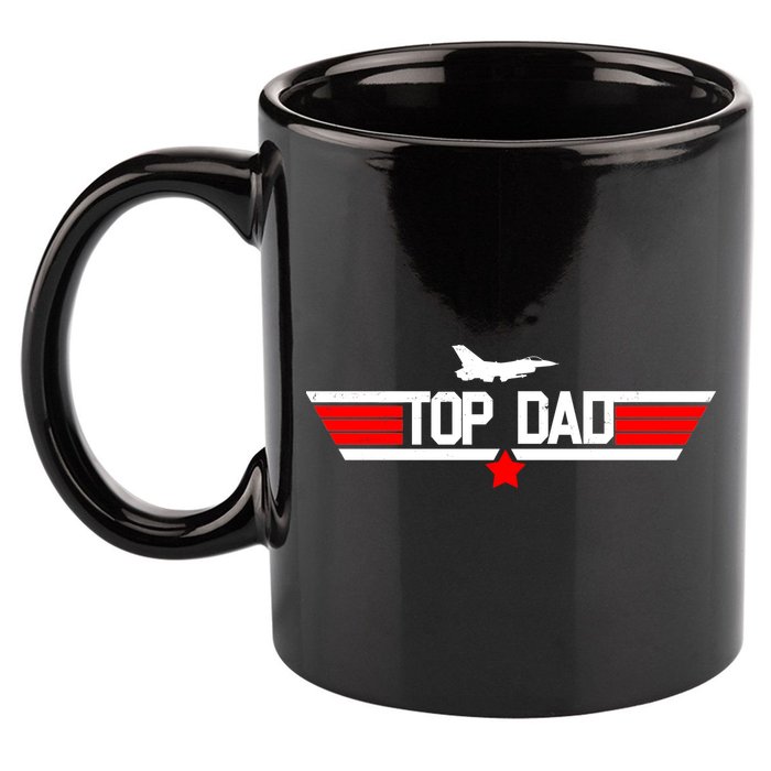 Top Dad Logo Father's Day 11oz C Handle Ceramic Mug