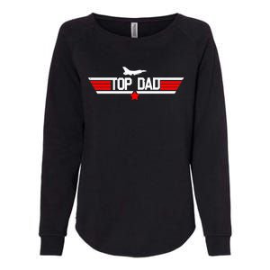 Top Dad Logo Father's Day Womens California Wash Sweatshirt