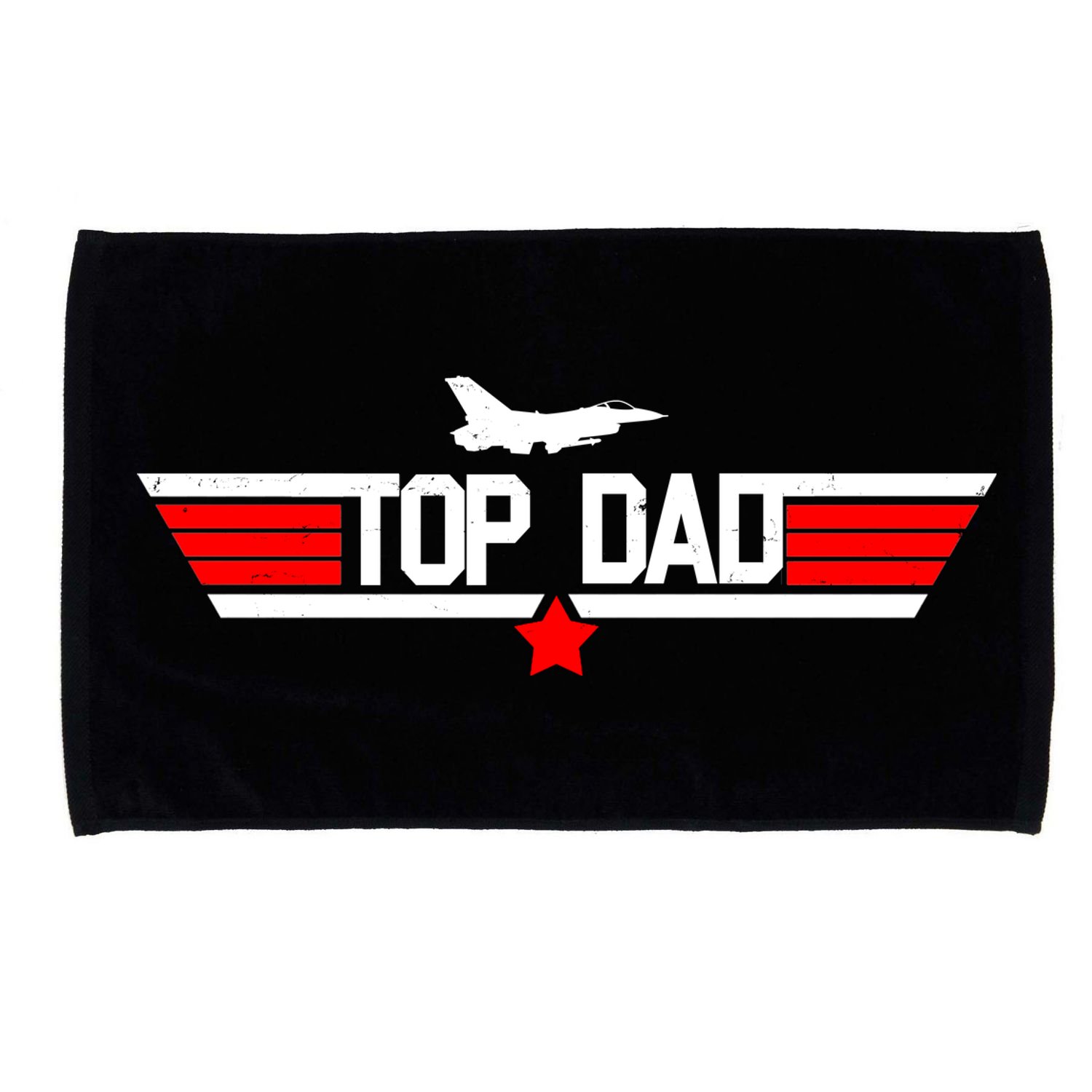 Top Dad Logo Father's Day Microfiber Hand Towel