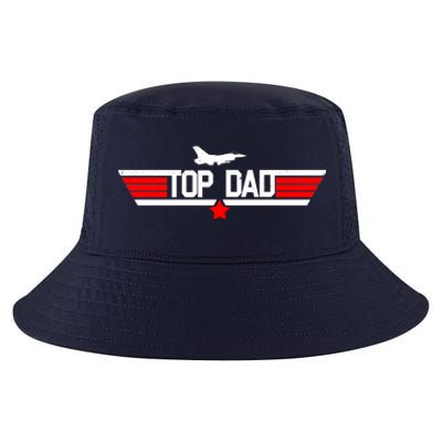 Top Dad Logo Father's Day Cool Comfort Performance Bucket Hat