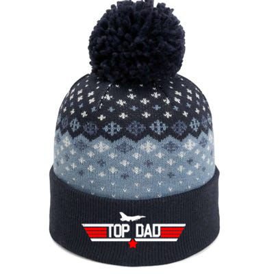 Top Dad Logo Father's Day The Baniff Cuffed Pom Beanie