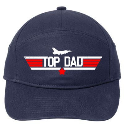 Top Dad Logo Father's Day 7-Panel Snapback Hat