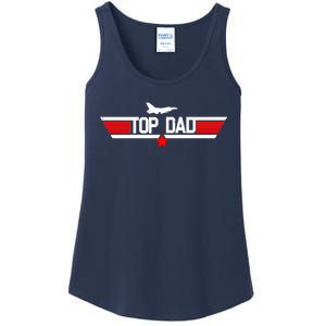 Top Dad Logo Father's Day Ladies Essential Tank