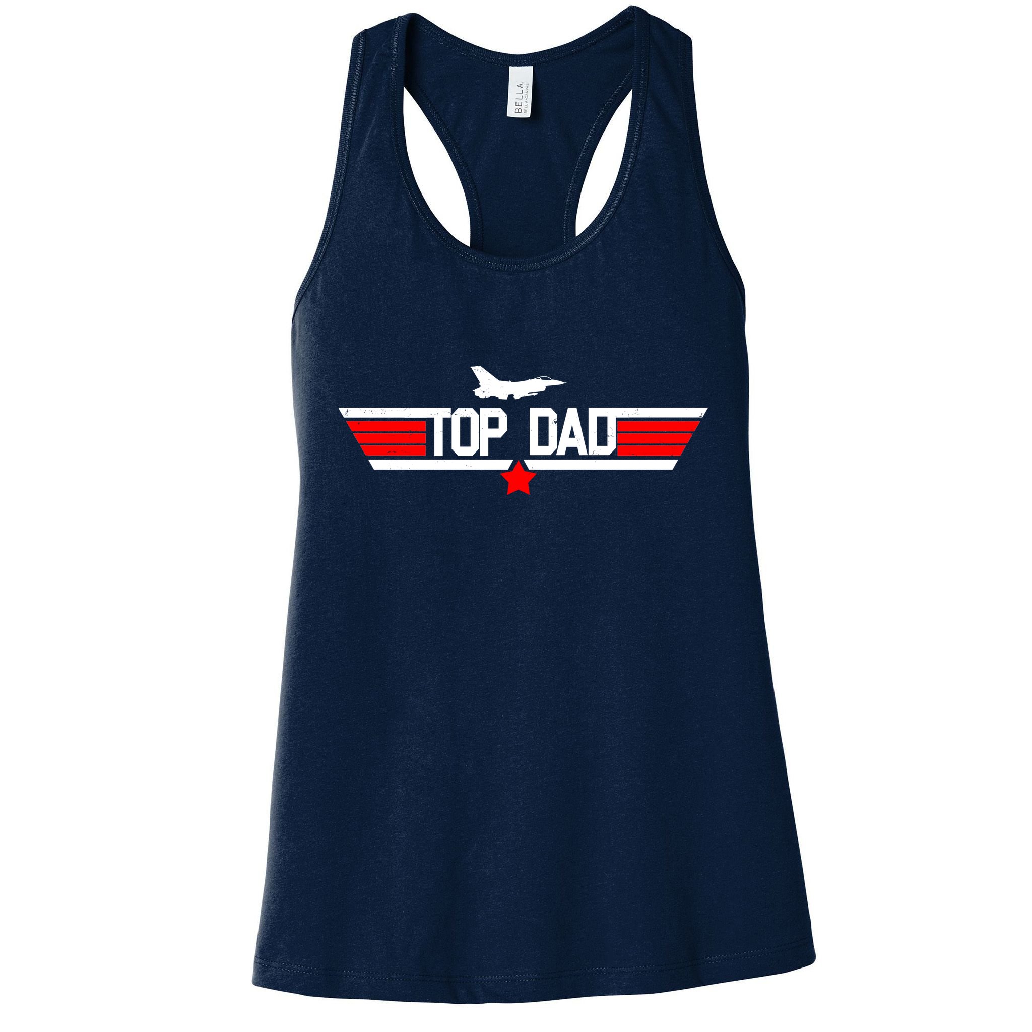 Top Dad Logo Father's Day Womens Tank Top