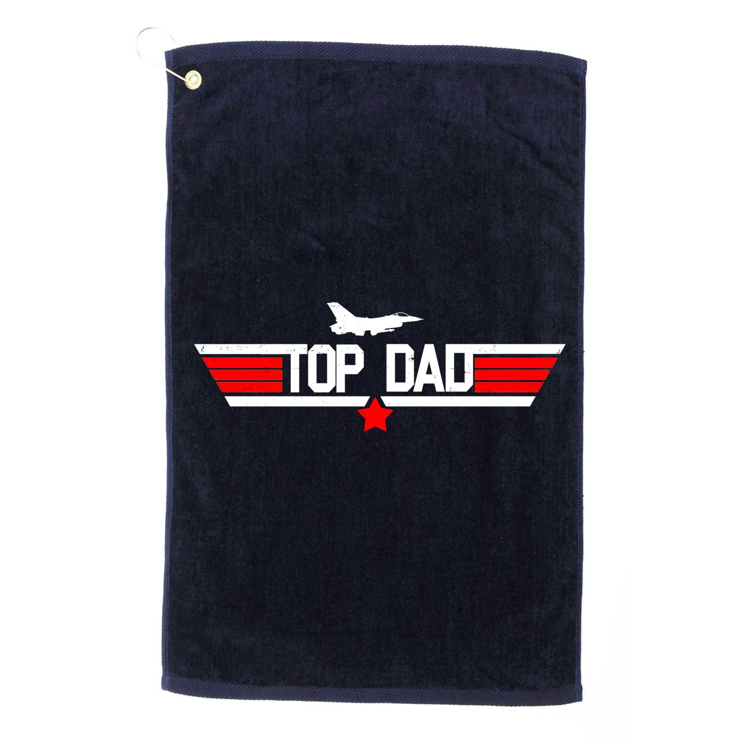 Top Dad Logo Father's Day Golf Towel
