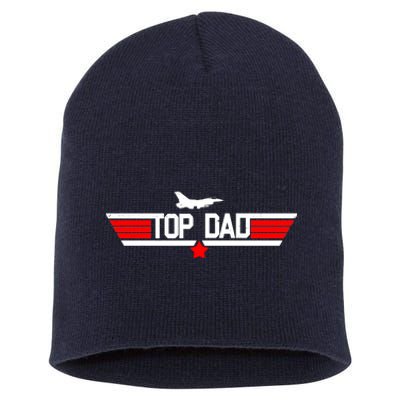 Top Dad Logo Father's Day Short Acrylic Beanie