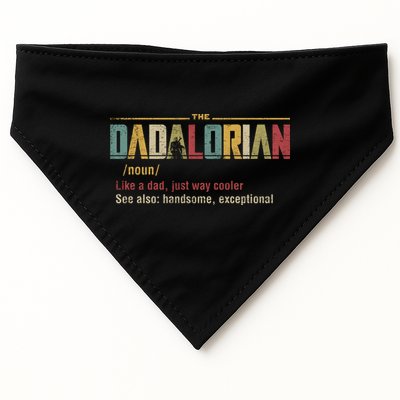The Dadalorian Like A Dad Funny Defined This Is The Way USA-Made Doggie Bandana