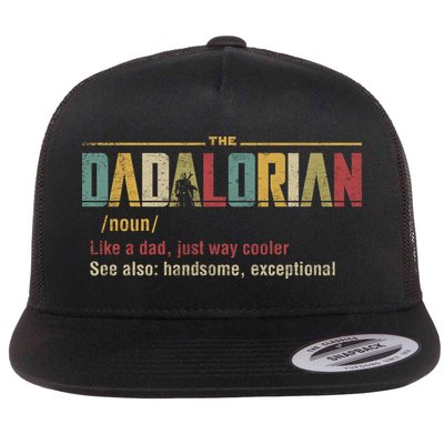 The Dadalorian Like A Dad Funny Defined This Is The Way Flatbill Hat