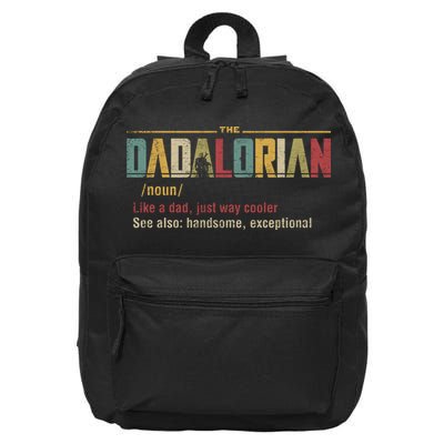 The Dadalorian Like A Dad Funny Defined This Is The Way 16 in Basic Backpack