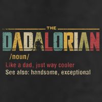The Dadalorian Like A Dad Funny Defined This Is The Way 25L Jumbo Tote
