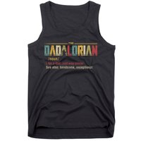 The Dadalorian Like A Dad Funny Defined This Is The Way Tank Top