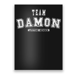 Team Damon Lifetime Member Family Last Name Poster