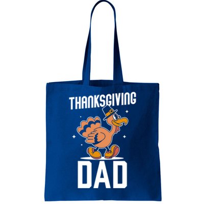 Thanksgiving Dad Lover Cute Family Turkeys Thanksgiving Gift Tote Bag