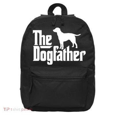 The Dogfather Labrador Funny Dog Owner 16 in Basic Backpack