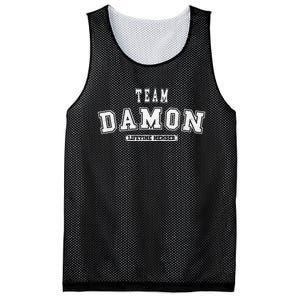 Team DAMON Lifetime Member Family Last Name Mesh Reversible Basketball Jersey Tank