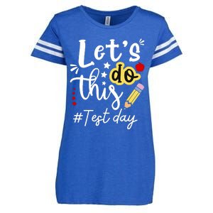 Test Day Lets Do This Teacher Life Student Enza Ladies Jersey Football T-Shirt