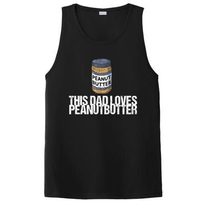 This Dad Loves Peanut Butter Daddy Cool Gift PosiCharge Competitor Tank