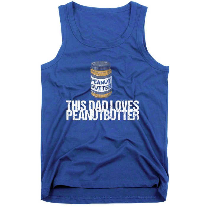 This Dad Loves Peanut Butter Daddy Cool Gift Tank Top