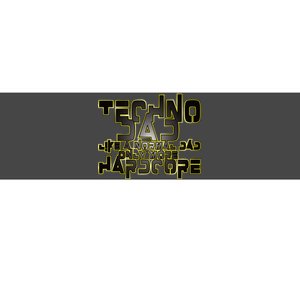 Techno Dad Like A Normal Dad Only More Hardcore Bumper Sticker