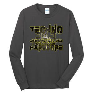 Techno Dad Like A Normal Dad Only More Hardcore Tall Long Sleeve T-Shirt