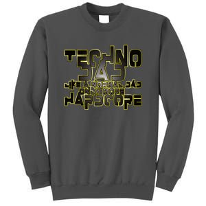 Techno Dad Like A Normal Dad Only More Hardcore Tall Sweatshirt