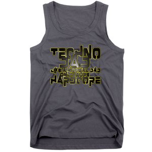 Techno Dad Like A Normal Dad Only More Hardcore Tank Top