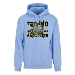 Techno Dad Like A Normal Dad Only More Hardcore Unisex Surf Hoodie