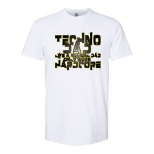 Techno Dad Like A Normal Dad Only More Hardcore Softstyle CVC T-Shirt