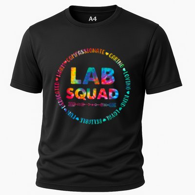 Tie Dye Lab Squad Lab Team Lab Lover Lab Tech Lab Worker Cooling Performance Crew T-Shirt