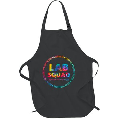 Tie Dye Lab Squad Lab Team Lab Lover Lab Tech Lab Worker Full-Length Apron With Pockets